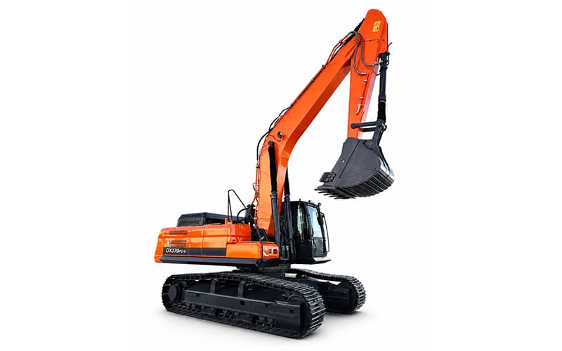 Máy nghiền đá cứng tối ưu dành cho mỏ! Máy xúc đào DX370PC-9 35,6 tấn là giải pháp hoàn hảo cho mọi vấn đề “đào chết”.