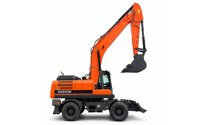 Máy xúc bánh lốp EW210-D 20,1 tấn